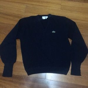 Lacoste vintage neck sweater men’s medium